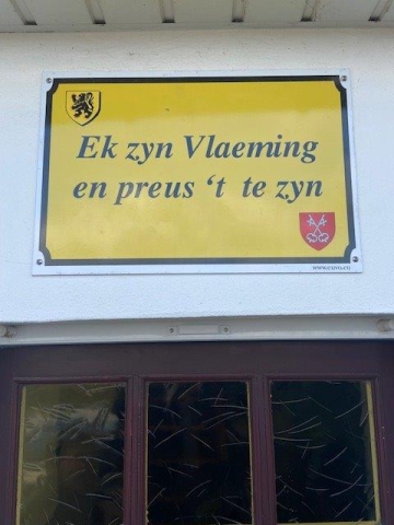 Ek zyn Vlaeming en preuts 't te zyn